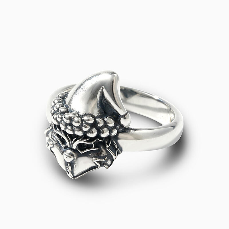 Jeulia "Christmas Monster" Sterling Silver Ring