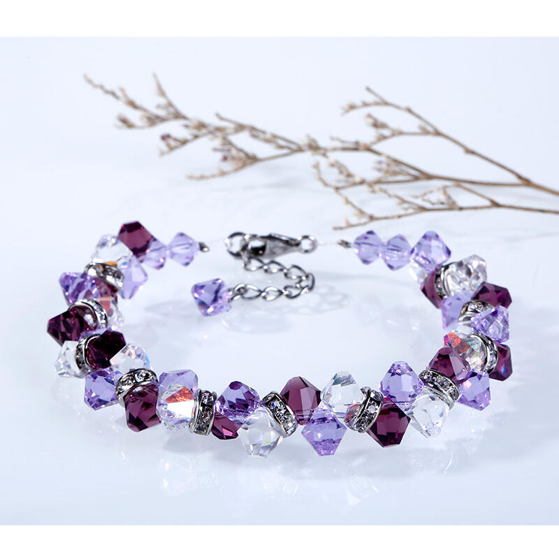 Jeulia Pulsera clássica com cristal imitado