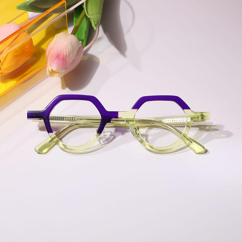 Occhiali da Vista Cecilie Poligono Viola