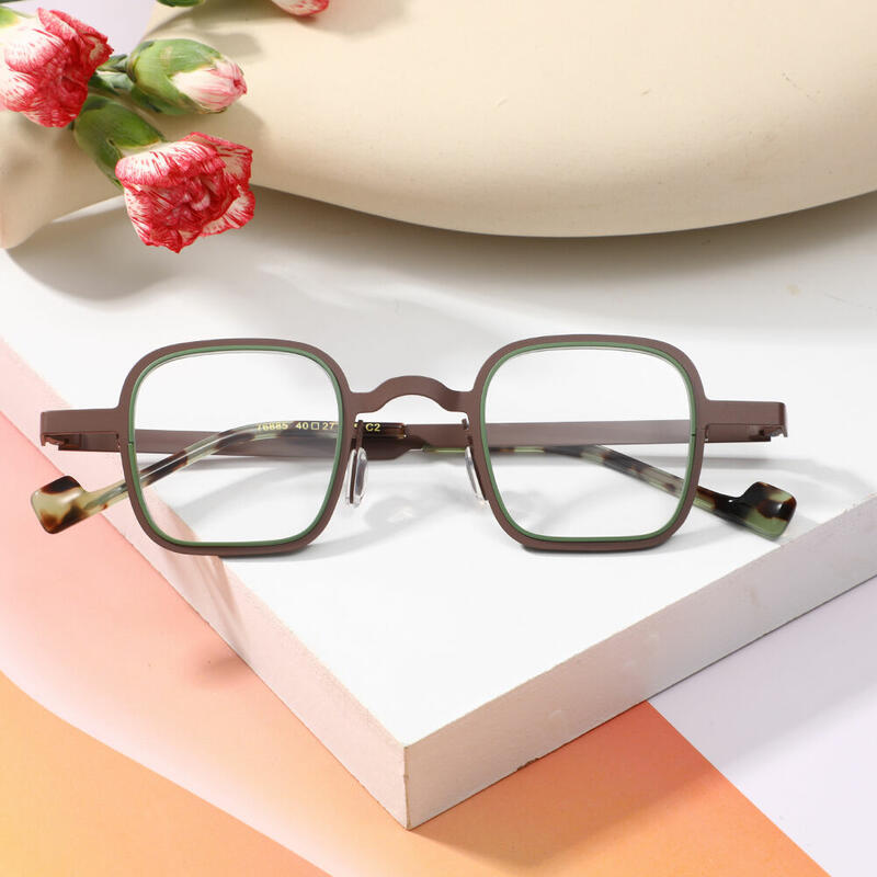 Occhiali da Vista Bower Quadrato Marrone 