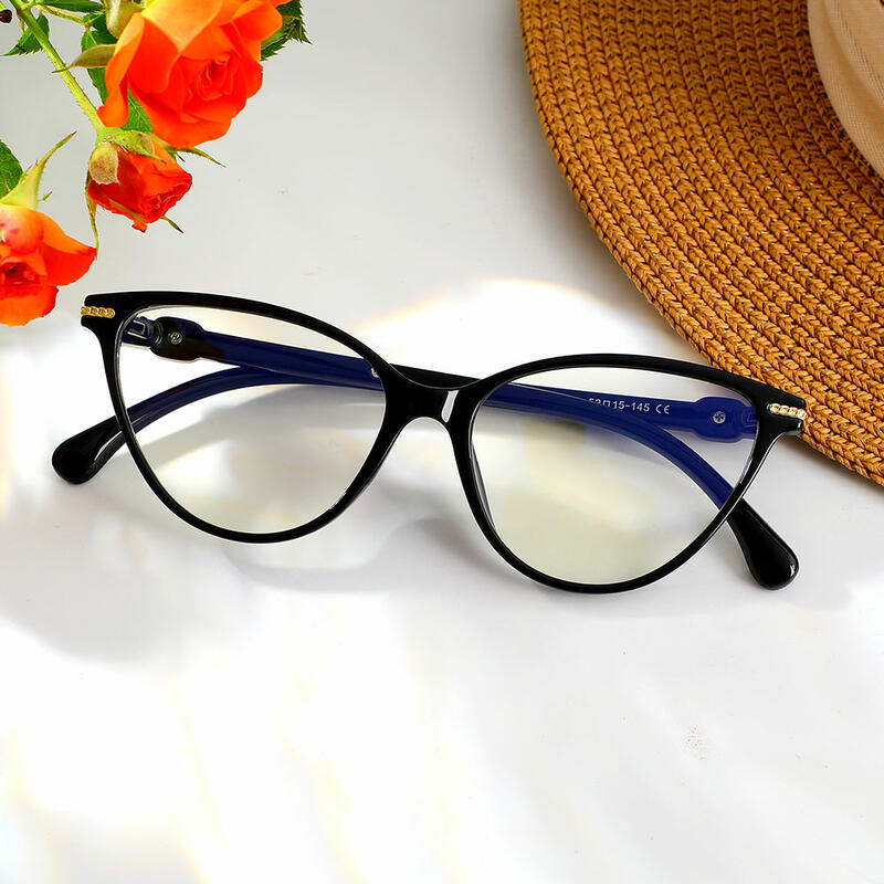 Lunettes de Vue Wilde Cat Eye Noir