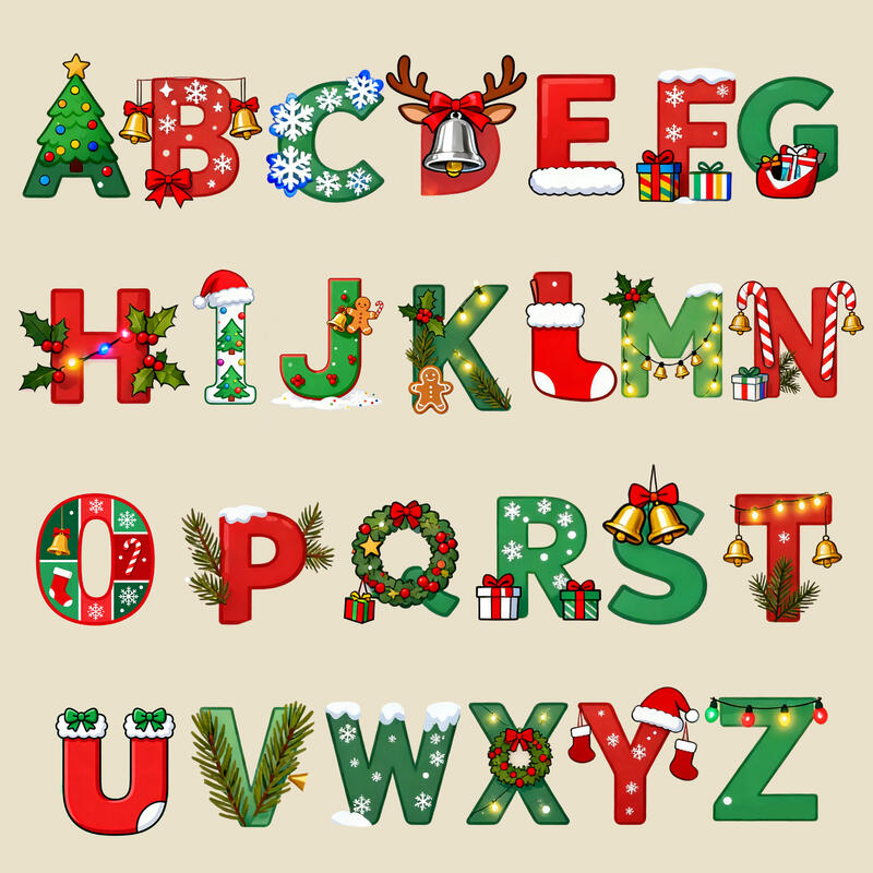 Personalized Magnetic Bookmarks Cartoon Letters Customized Name Christmas Gifts for Children