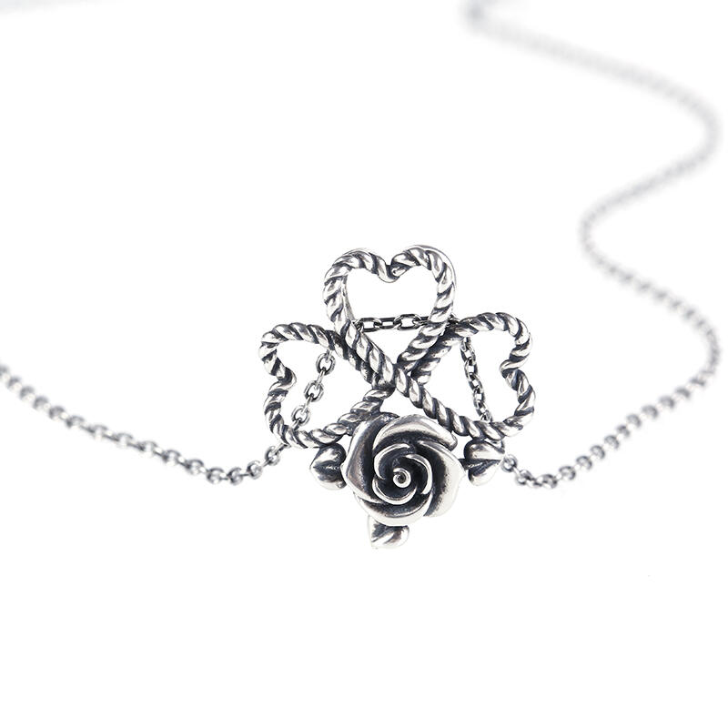 Jeulia Flowering of The Heart Necklace