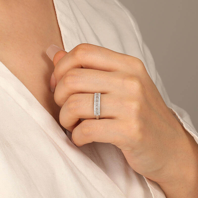 "The Best Memories" Stackable Wedding Ring