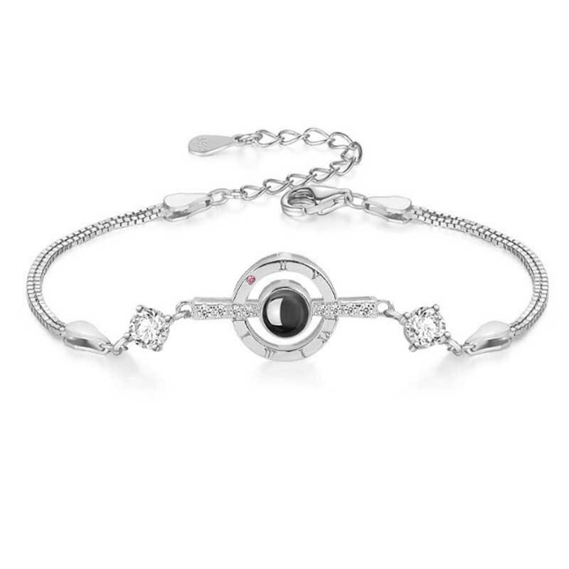 サークル プロジェクション 写真 写真入れ ブレスレット カスタマイズ