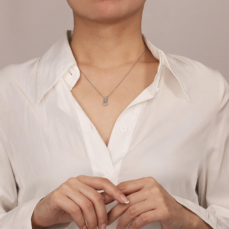 "My Destiny" Round Cut Necklace