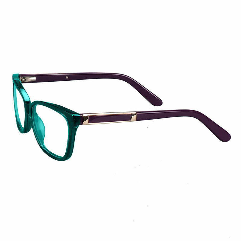 Wand Square Green Glasses