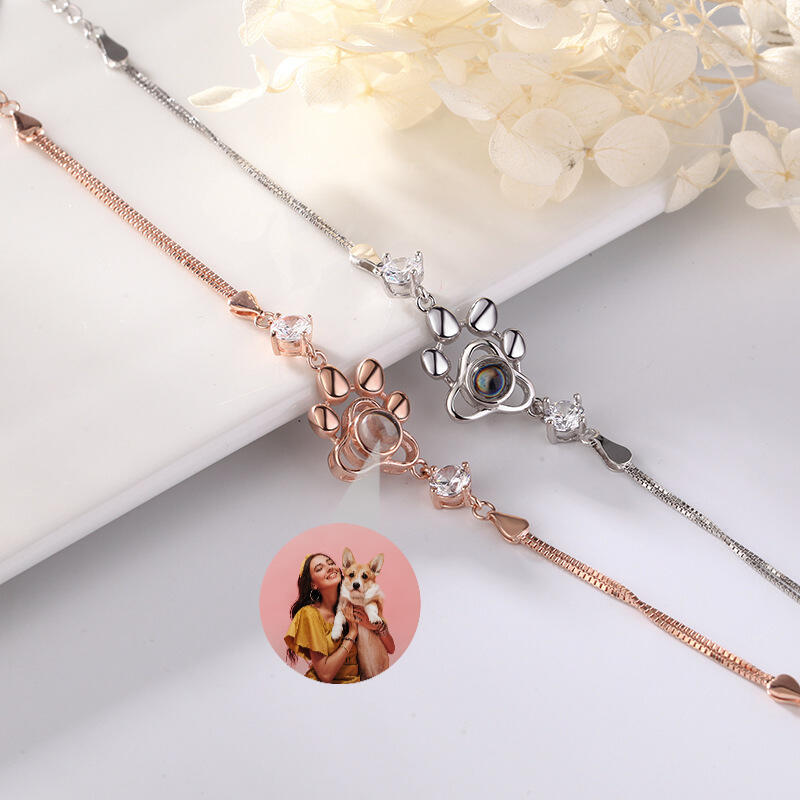 Personalized Claw Photo Projection Bracelet Gift