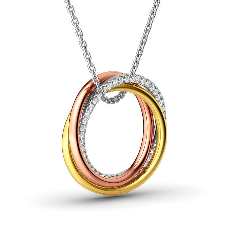 Jeulia Be Together Loops Necklace