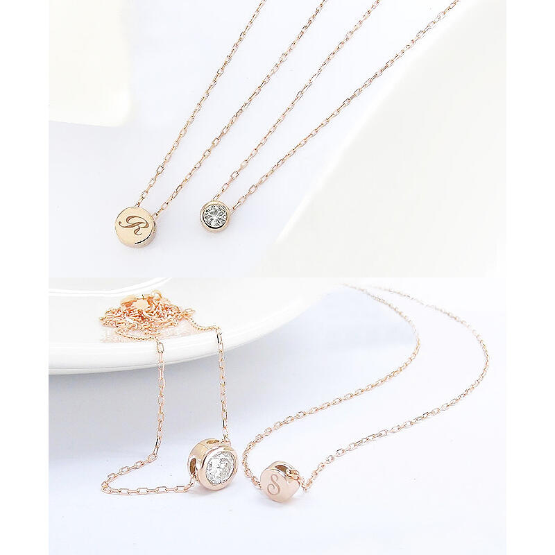 Jeulia Custom Initial Necklace