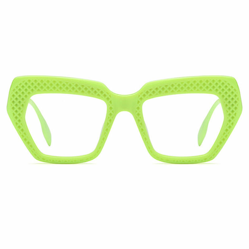 Jessica Cat Eye Yellow Glasses