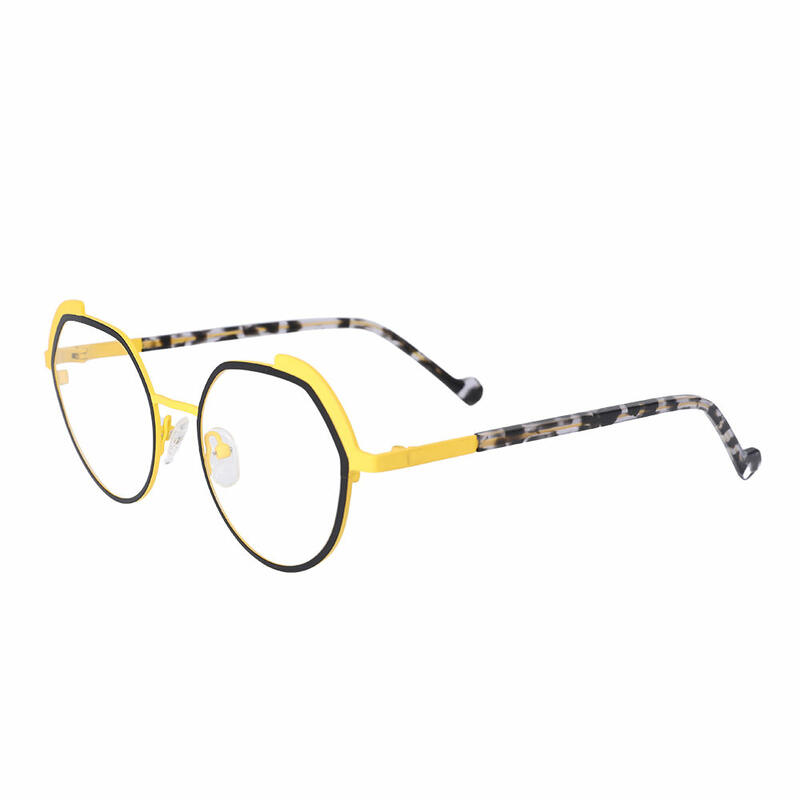 Whimsi Cat Eye Yellow Glasses