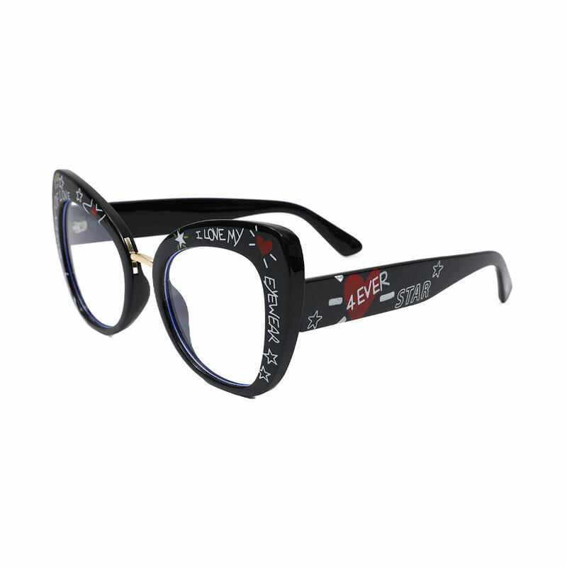 Lunettes de Vue Archeass Cat Eye Noir