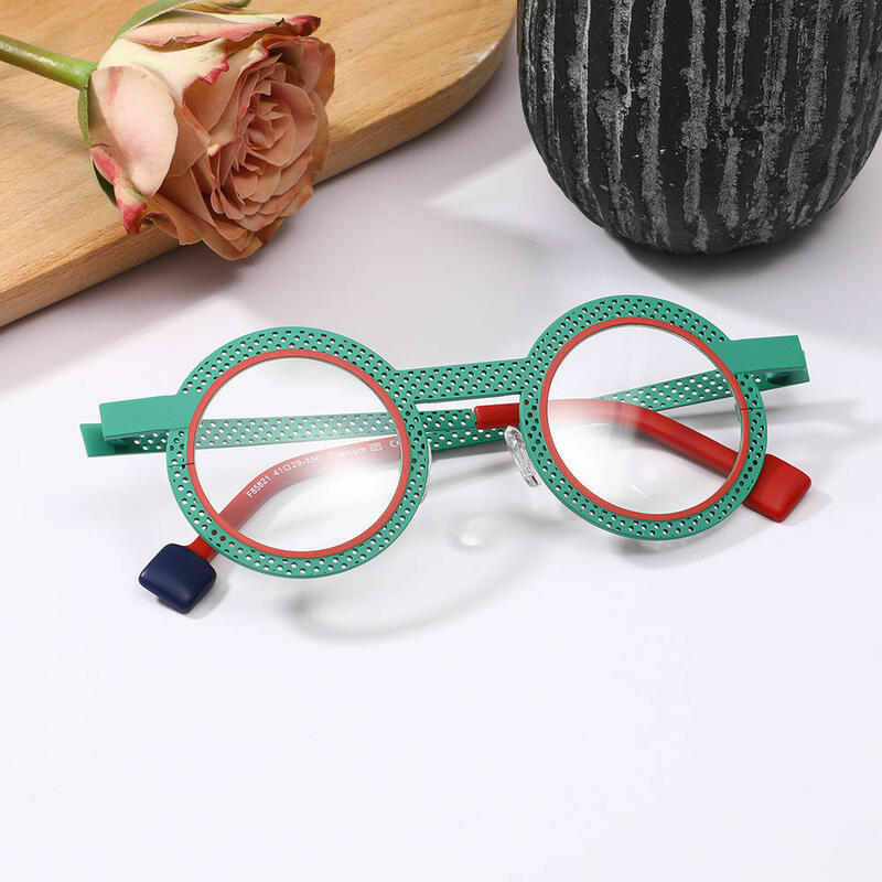 Lunettes de Vue Alsto Ronde Vert