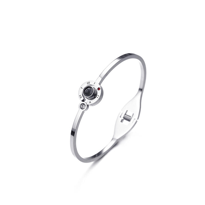 Bracciale Rigido Personalizzato con Proiezione di Foto