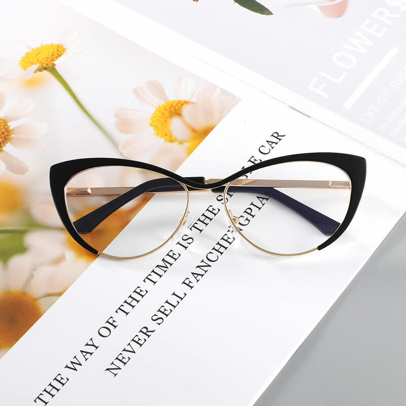 Occhiali da Vista Dulles Cat Eye Nero 