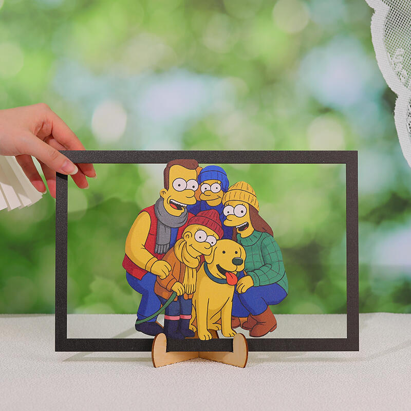 オリジナル 写真入れ 漫画風 フォトフレーム - Drawelry.jp