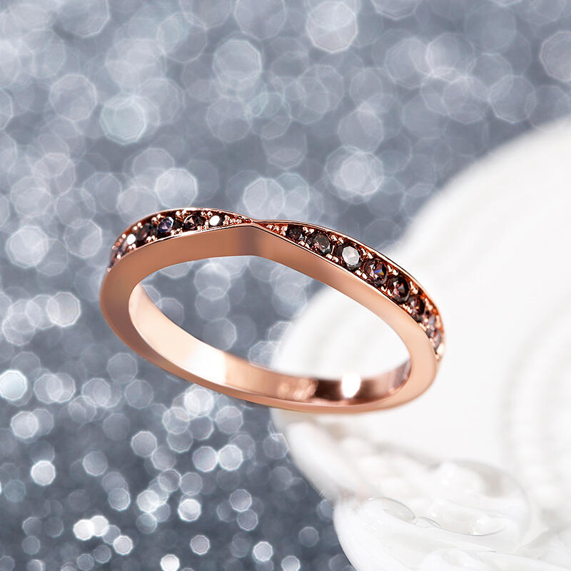 Jeulia Simple Design Round Cut Sterling Silver Women's Band