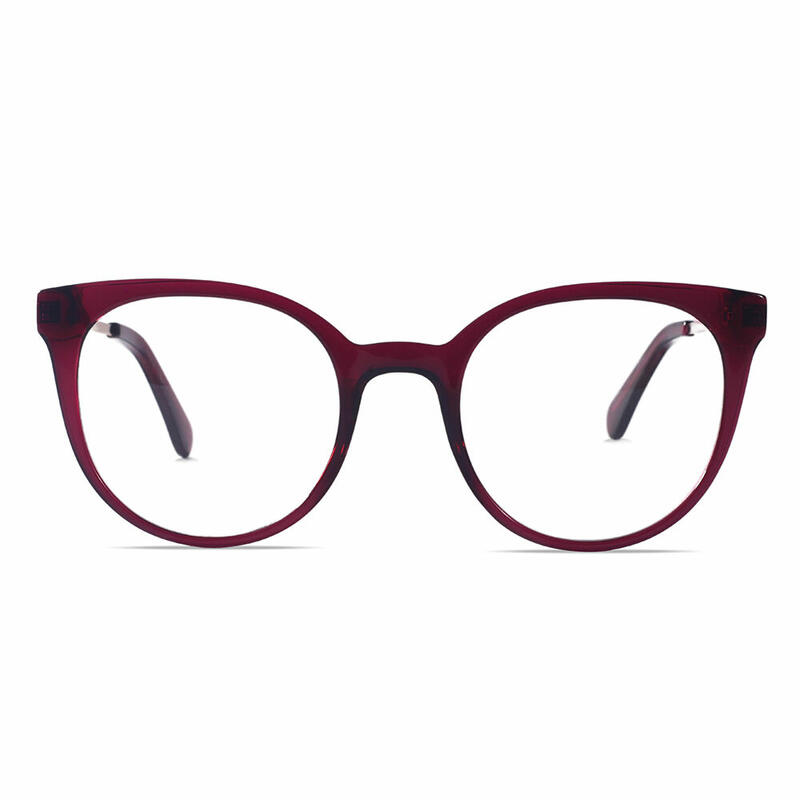 Sammy Round Purple Glasses