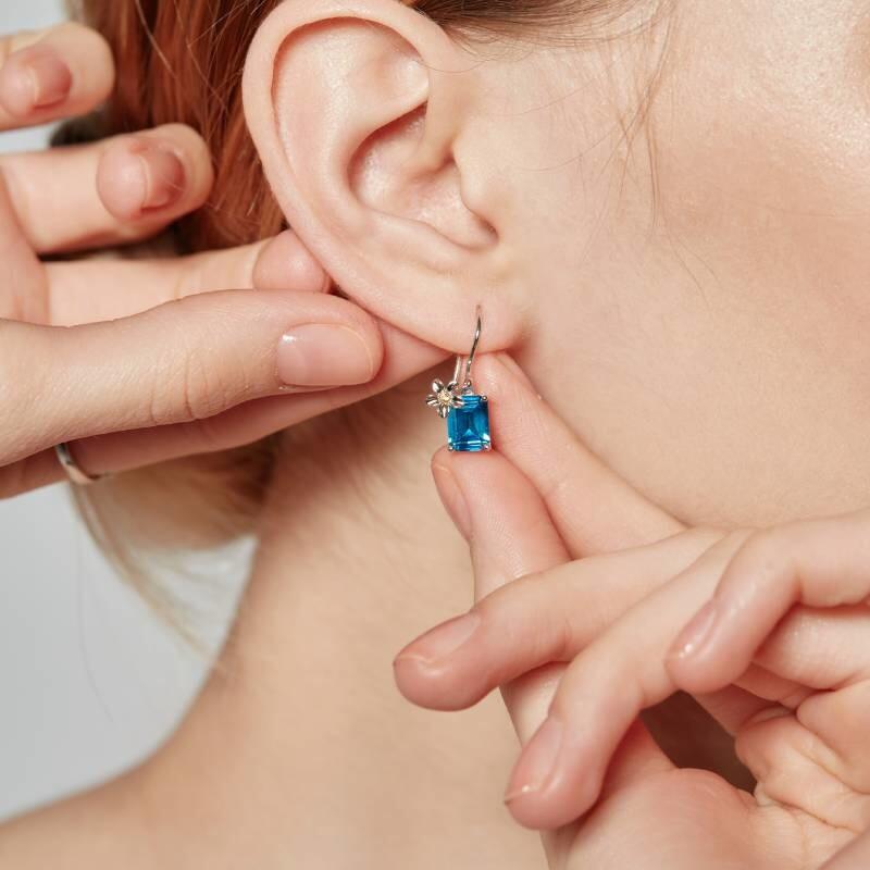 "Flower Of The Sea" Drop Earrings