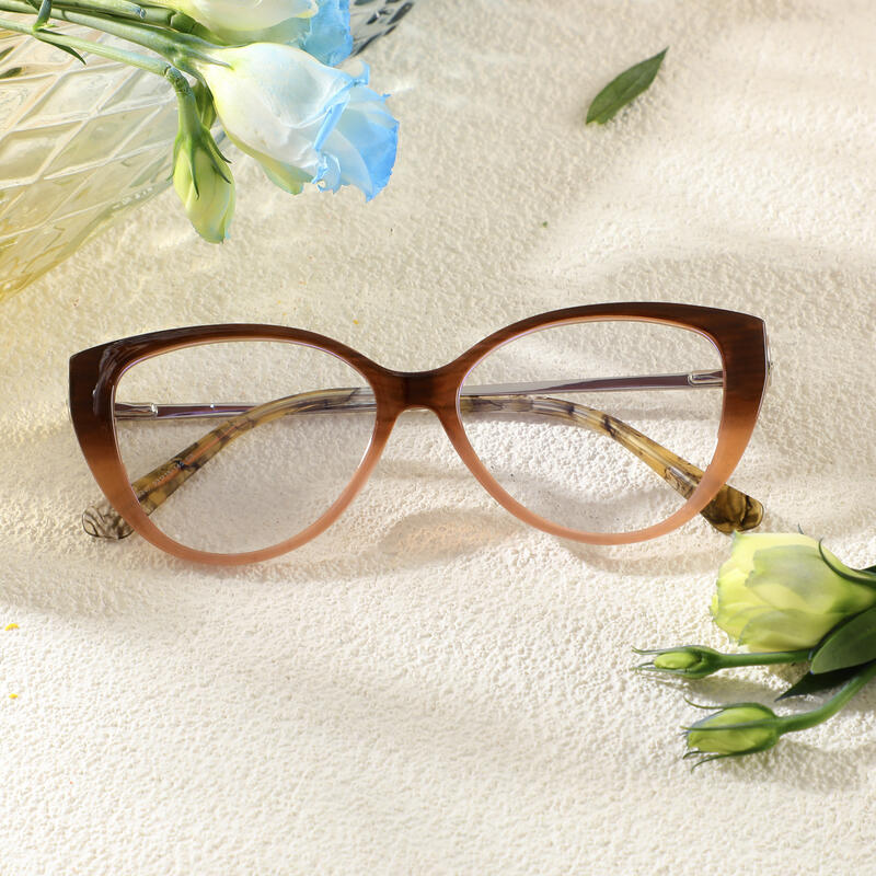 Jenny Cat Eye Braune Brille