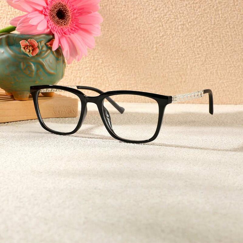 Hoyle Quadratische Schwarze Brille