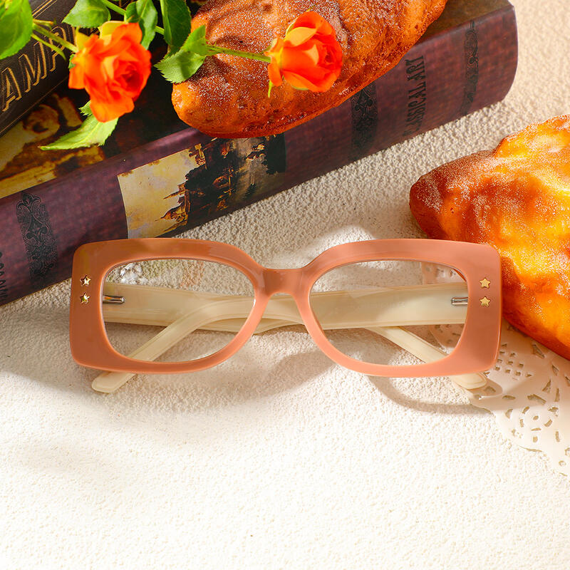 Lunettes de Vue Huggins Carré Marron 