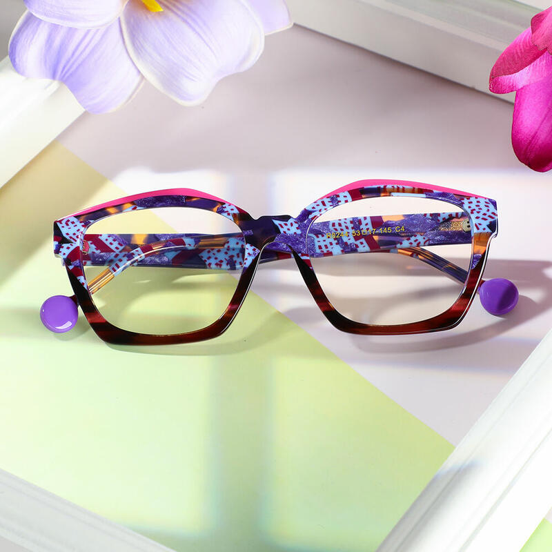 Occhiali da Vista Bentha Cat Eye Viola