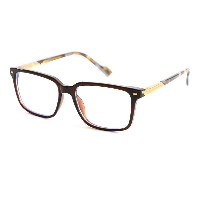 Occhiali da Vista Richardson Rettangolare Marrone 