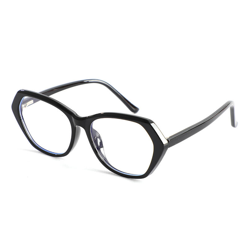 Eddie Cat Eye Schwarze Brille