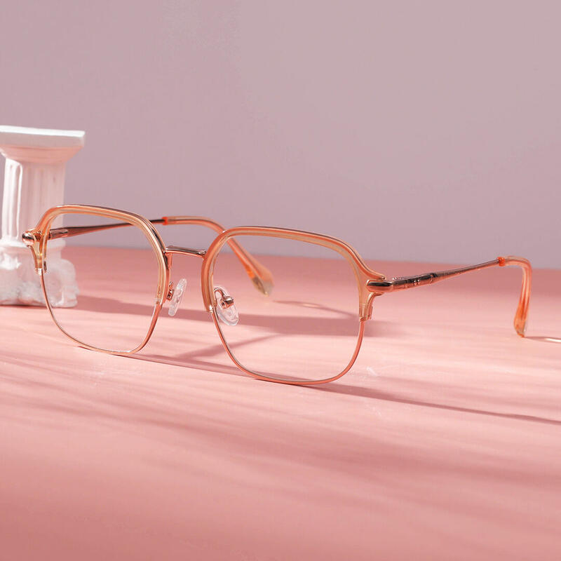 Fielder Browline Orange Brille