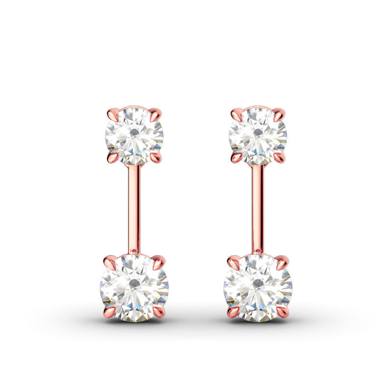 Jeulia Humble Elegance Drop Earrings