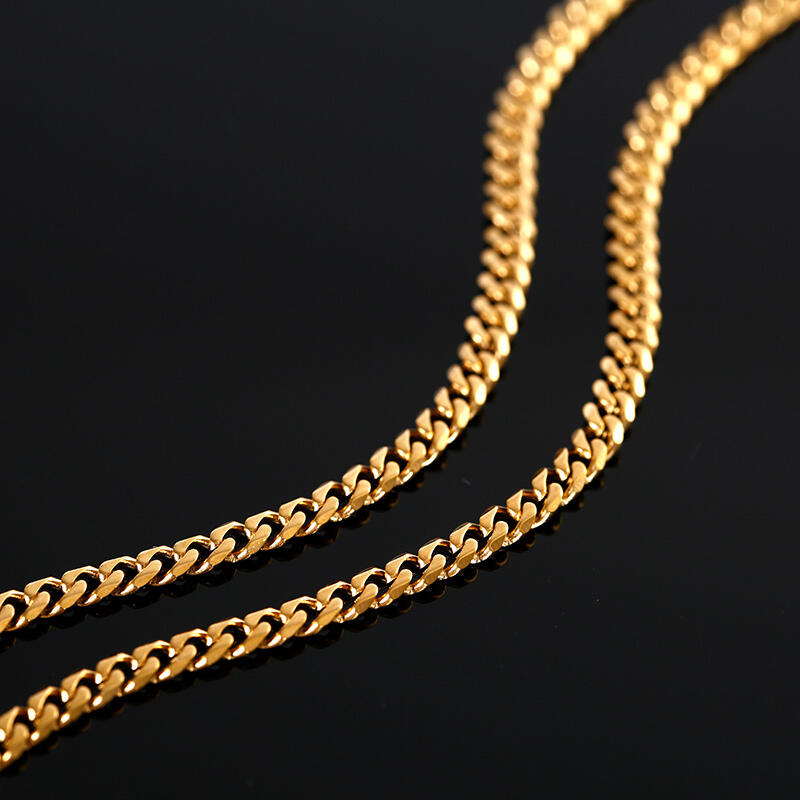 Jeulia Fashion Titanium Steel Men's Necklace