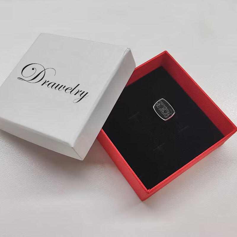 Bague Monogramme Personnalisée Argenté