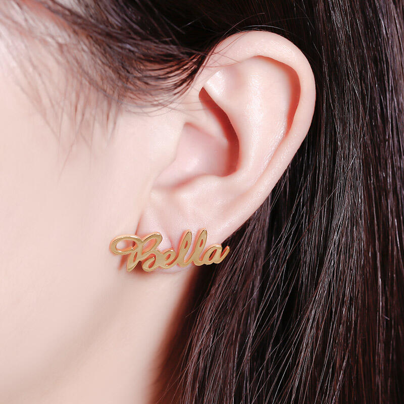 Aretes con Nombre Personalizado "ámate A Tí Mismo"