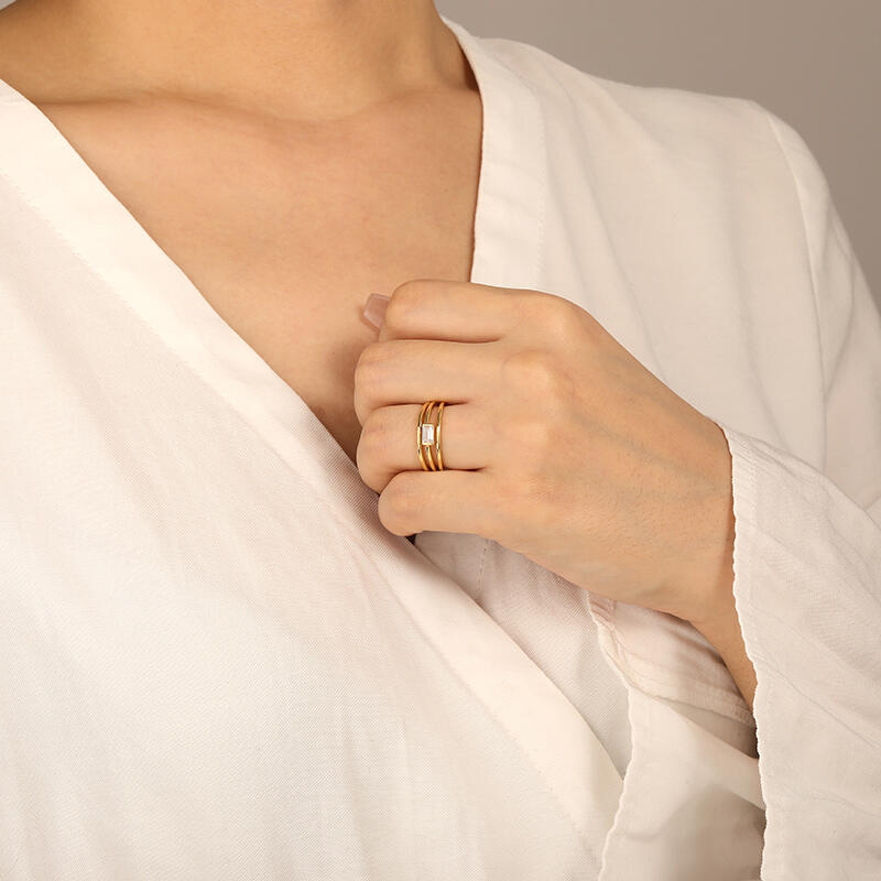 "To Love You More" Stackable Dainty Ring