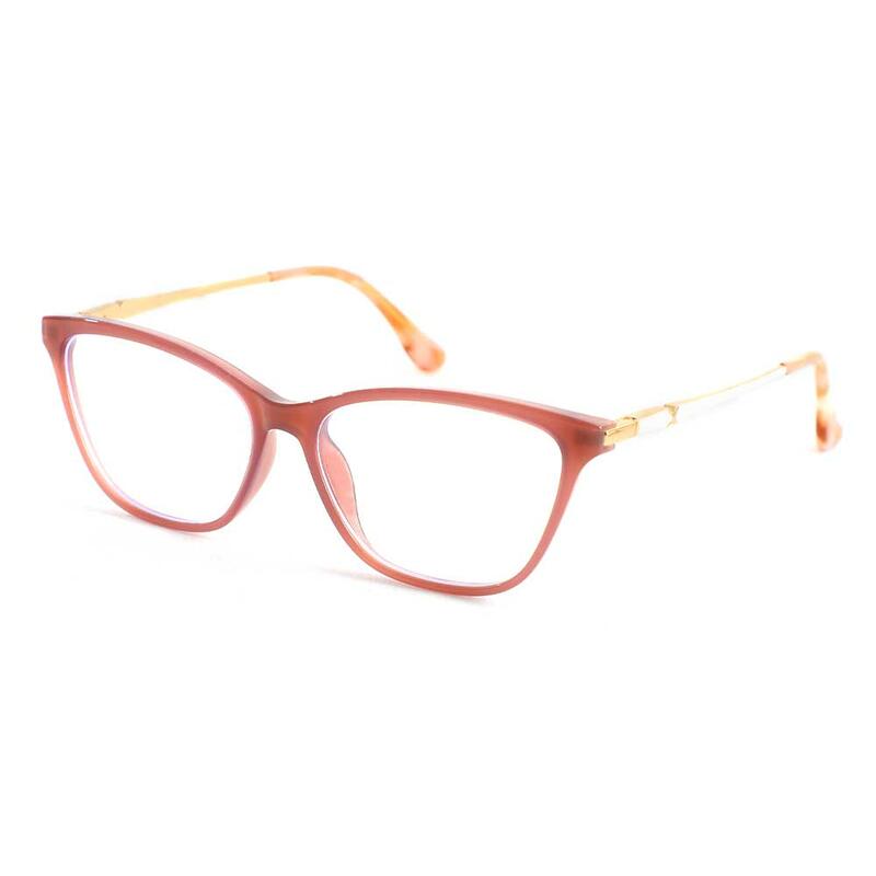 Lunettes de Vue Andrew Cat Eye Marron 