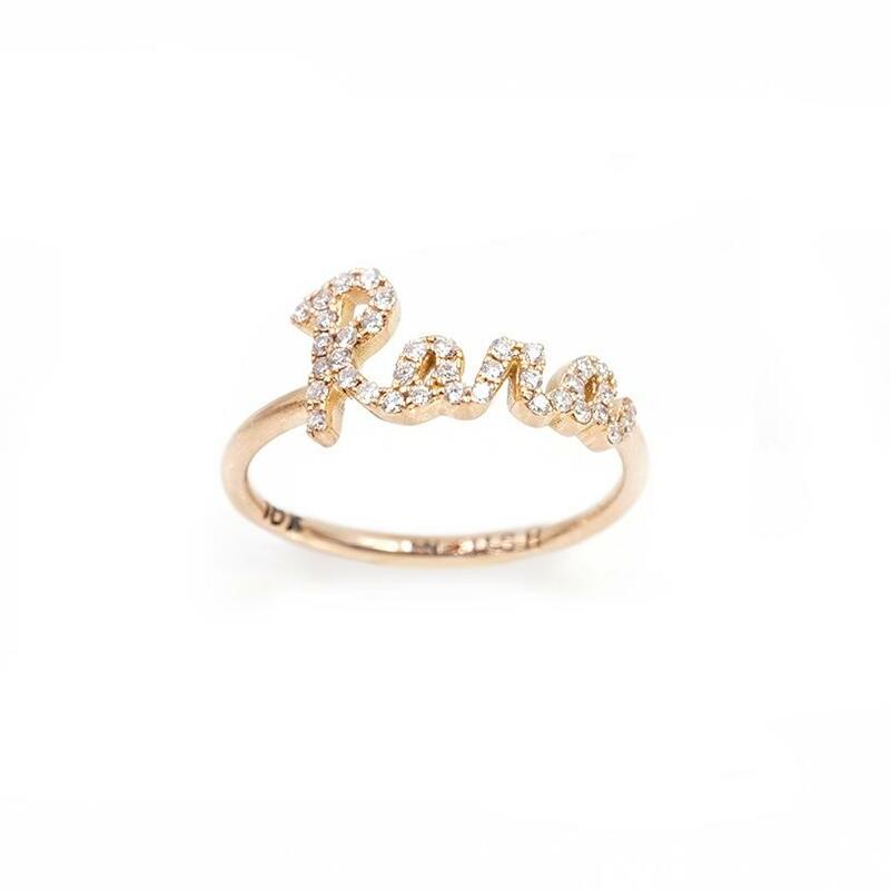 Bague Personnalisée Prénom  avec Pierre