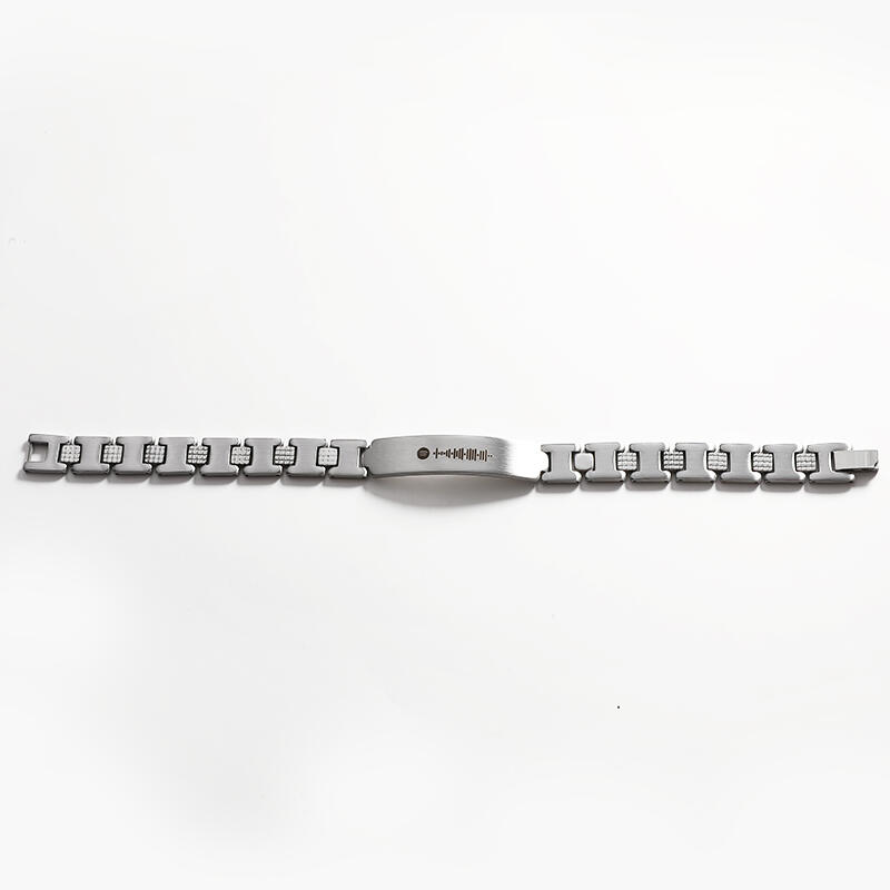 Bracciale Personalizzato Con Codice Spotify Da Uomo