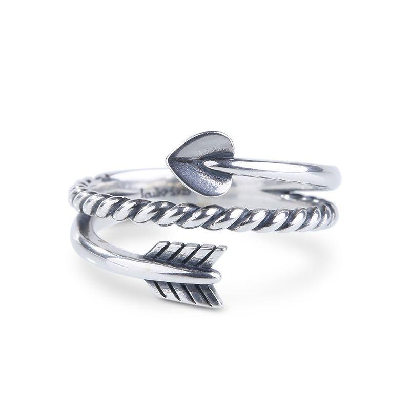 Jeulia Cupid's Arrow Sterling Silver Jewelry Set