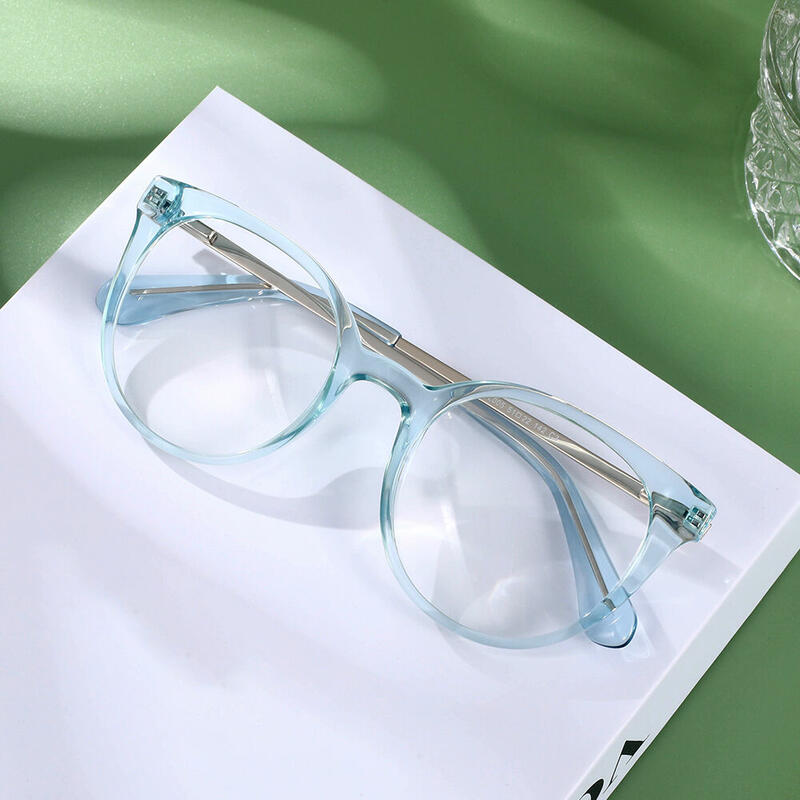 Sammy Round Blue Glasses