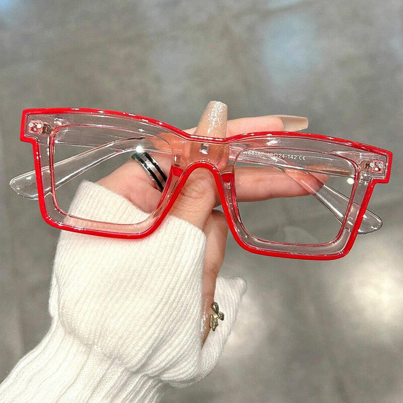 Bronte Square Pink Glasses