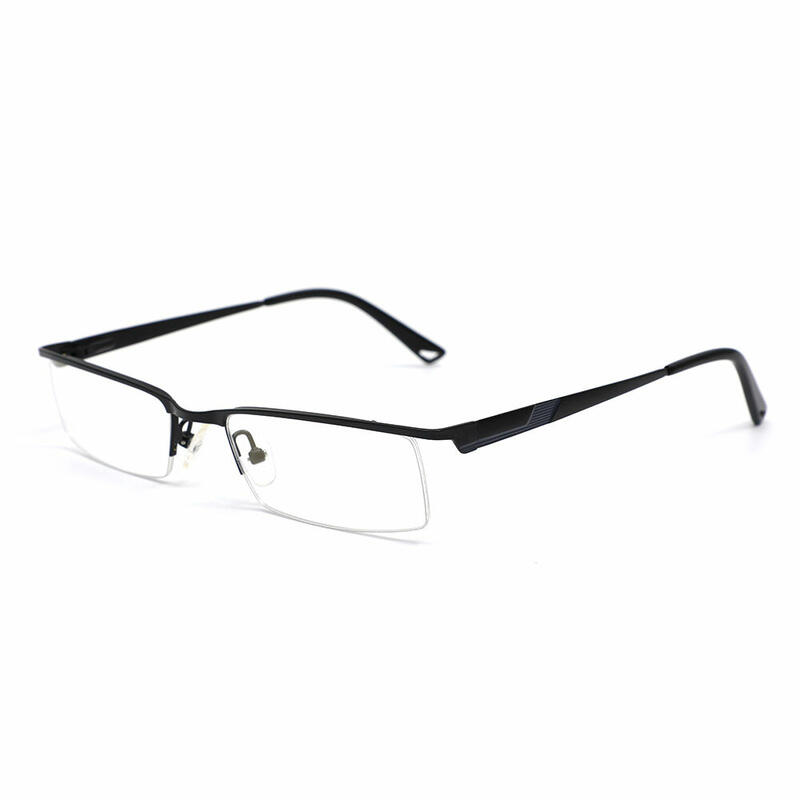 Hamilton Rectangle Black Glasses
