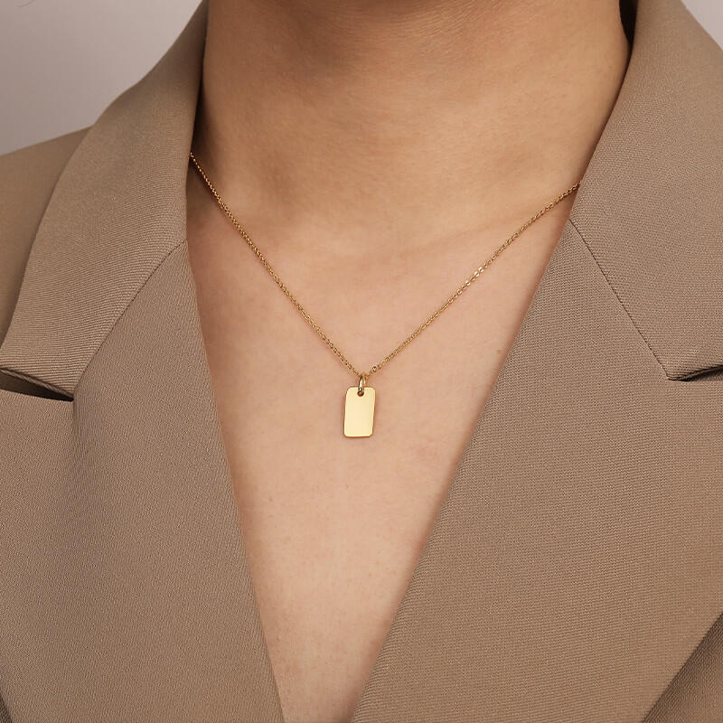 "By Your Side" Engravable Necklace