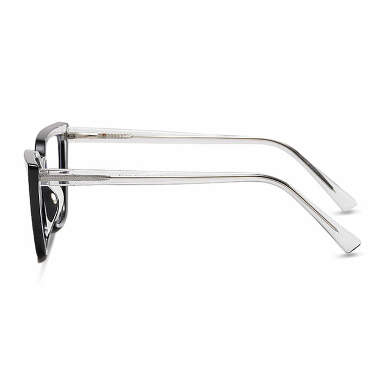 Elsa Cat Eye Black Glasses