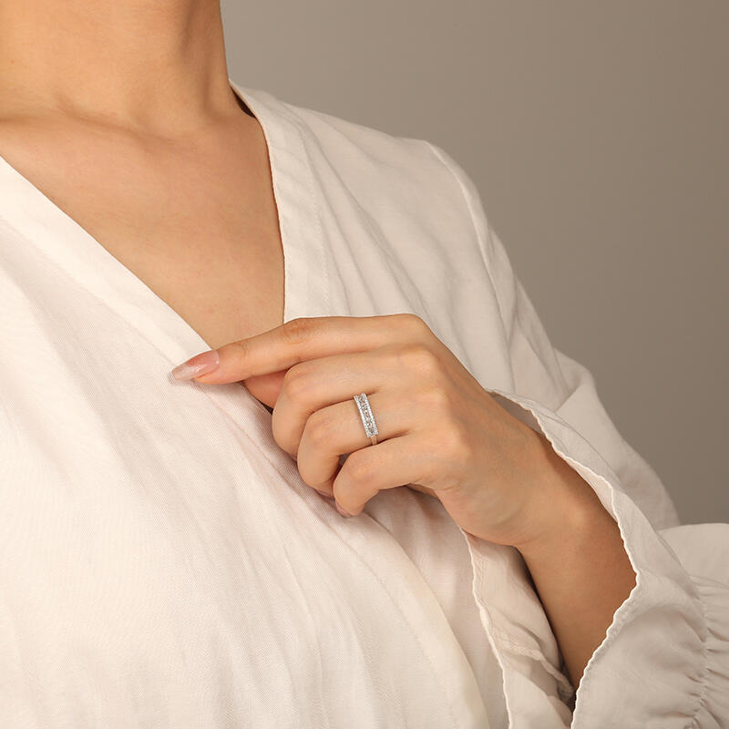 "The Best Memories" Stackable Wedding Ring