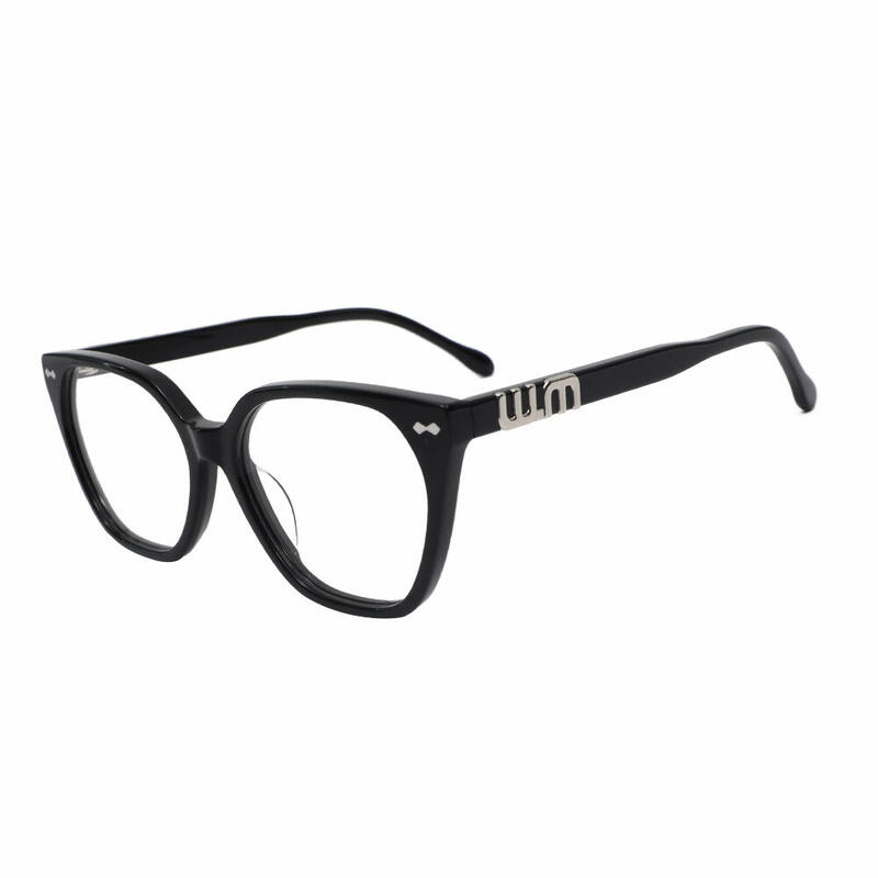 Chassus Cat Eye Schwarze Brille