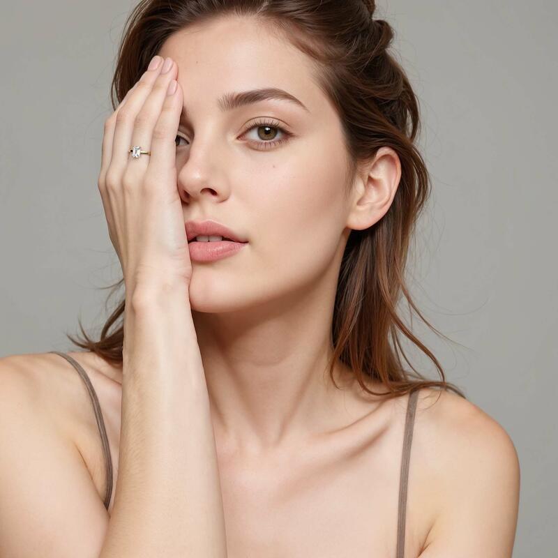 "Mein ganzes Sein" 2ct Smaragd-Schliff Solitärring