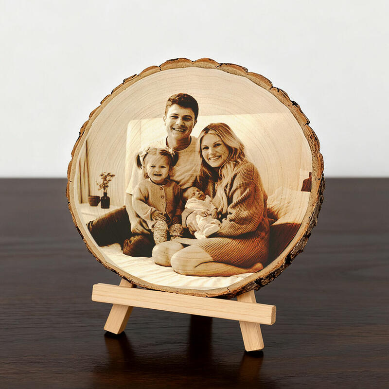 Cornice personalizzata in legno Ornamenti fotografici di famiglia Cornice retrò Adatta per Natale