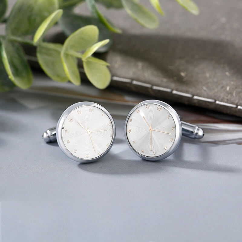 Jeulia Timepiece Design Copper Men's Cufflinks